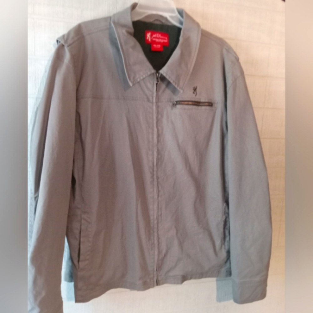 John Browning Heritage Collection Gray Men's XXL Lined Jacket.        FF270